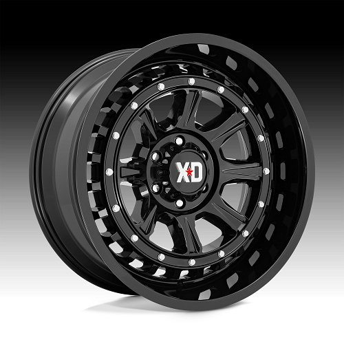 XD Series XD866 Outlander Gloss Black Custom Truck Wheels 1